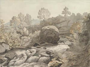 A Rocky Stream, Olaszország, kb. 1786-91.