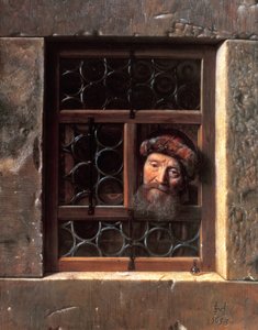 Ember az ablakban, 1653