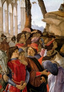 A mágusok imádata, részlet alkotó: Sandro Botticelli