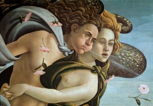 A Vénusz születése (részlet) alkotó: Sandro Botticelli