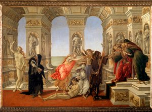 Apelles szidalma (Tempera vásznon alkotó: Sandro Botticelli