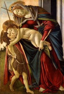 A Madonna és a gyermek Szent János csecsemővel 1490 körül (tempera)