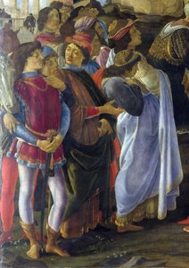 A bölcsek imádása részlet alkotó: Sandro Botticelli