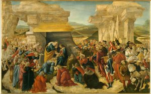 A mágusok imádása alkotó: Sandro Botticelli