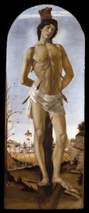 Szent Szent Sebestyén alkotó: Sandro Botticelli