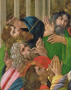 A Szentlélek alászállásának részlete, 1495-1505 alkotó: Sandro Botticelli