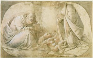 A szent család alkotó: Sandro Botticelli
