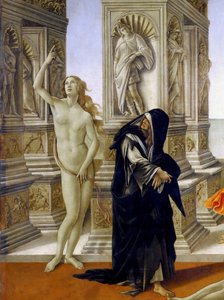 A rágalom, részlet alkotó: Sandro Botticelli