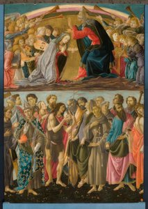Mária megkoronázása szentekkel alkotó: Sandro Botticelli