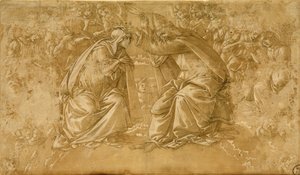 Mária koronázása alkotó: Sandro Botticelli