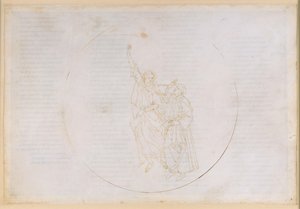 A Divina Commedia, Paradiso X. Felemelkedés a negyedik bolygószférába (Napmennyország): Aquinói Szent Tamás fénye révén Dante megismeri a bölcsek mennyországát alkotó: Sandro Botticelli
