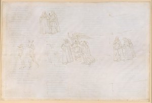 A Divina Commedia, Purgatórium XVII. Feljutás a Purgatórium negyedik körébe: Vergilius elmagyarázza Danténak a Purgatóriumot alkotó: Sandro Botticelli