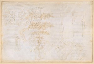 A Divina Commedia, Purgatórium XXIV. A Purgatórium hatodik köre: a falánkok bűnbánata; beszélgetések Forese Donatival és Bonagiunta Orbiccianival; az angyal a hetedik kör felé vezető úton alkotó: Sandro Botticelli