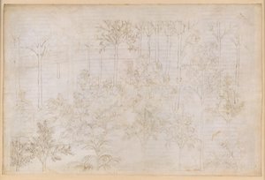 A Divina Commedia, Purgatórium XXXIII. A Földi Paradicsom: Beatrice az erények körében; Indulás; Dante fürdője az Eunoe folyóban alkotó: Sandro Botticelli