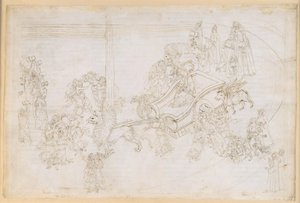 A Divina Commedia, Purgatórium XXXI. A földi paradicsom: Dante gyónása; Beatrice felfedi arcát alkotó: Sandro Botticelli
