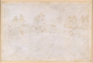 A Divina Commedia, Purgatórium XX. A Purgatórium ötödik köre: a kapzsiak és a pazarlók vezeklése; beszélgetés Hugo Capettel alkotó: Sandro Botticelli