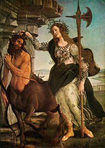 Pallas és a Kentaur, 1480-1485, 1937. alkotó: Sandro Botticelli