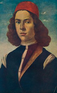Fiatal firenzei nemes portréja, XV. század, 1907 alkotó: Sandro Botticelli