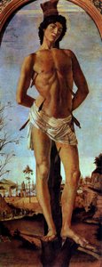 Szent Sebestyén alkotó: Sandro Botticelli