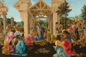 A mágusok imádása alkotó: Sandro Botticelli