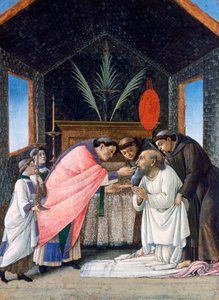 Szent Jeromos utolsó áldozása, 1495 alkotó: Sandro Botticelli