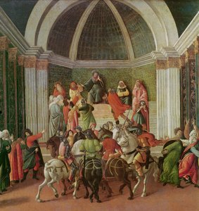 A Virginia története a központ részlete: Virginiát elítélték és rabszolgaságra ítélték, 1500-04 tempera a panelen