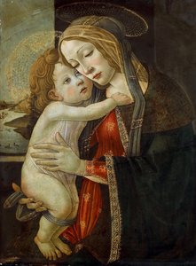 A Szűz és a Gyermek c. 1500. alkotó: Sandro Botticelli