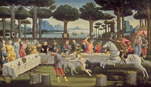 Nastagio degli Onesti története, 3. panel alkotó: Sandro Botticelli