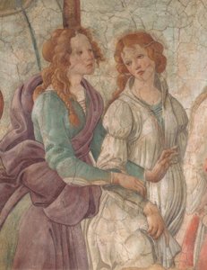 Vénusz és a kegyelmek ajándékot ajánlanak egy lánynak, 1480–83, alkotó: Sandro Botticelli