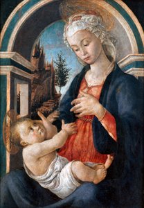Szűz és gyermek, c1444-1510 alkotó: Sandro Botticelli