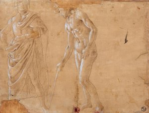 Két ábratanulmány alkotó: Sandro Botticelli