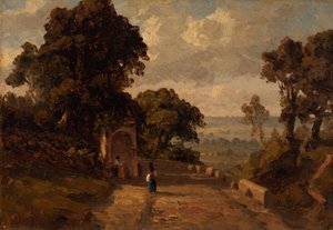 Ariccia közelében, Olaszország alkotó: Sanford Robinson Gifford