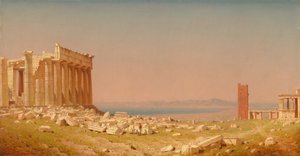 A Parthenon romjai, 1880. alkotó: Sanford Robinson Gifford