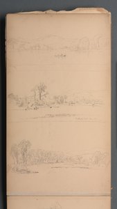 Vázlatfüzet, 05. oldal: Bethel ME, 1859. augusztus 19. alkotó: Sanford Robinson Gifford