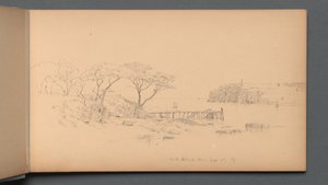 Vázlatfüzet, 20. oldal: Peaks Island, ME, 1859. szeptember 7., 59. alkotó: Sanford Robinson Gifford