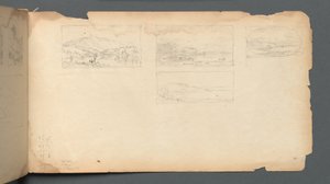 Vázlatfüzet, 40. oldal: Maine-i táj alkotó: Sanford Robinson Gifford