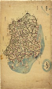 Chosŏn chido. LOC 83675009-1 alkotó: Sang Gi Chŏng