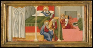 Keresztelő Szent János születése és névadása, 1450-60.