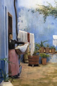 A kék terasz alkotó: Santiago Rusiñol