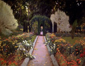 Aranjuez kertjei (A lugas) alkotó: Santiago Rusiñol