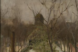 Park von Moulin de la Galette alkotó: Santiago Rusiñol