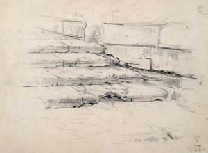 Lépések tanulmányozása alkotó: Santiago Rusiñol
