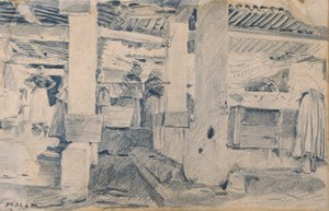 Mosóhely belső alkotó: Santiago Rusiñol