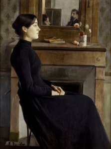 Nőies alak alkotó: Santiago Rusiñol