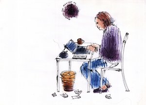 Burning the Midnight Oil, 2009 alkotó: Sara Hayward