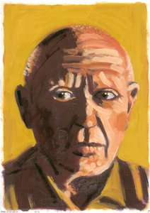 Pablo Picasso, 2008 (olaj, papír)