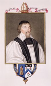 John Jewel (1522-71) Salisbury püspökének portréja az Erzsébet királynő udvarának emlékirataiból, 1825-ben (wc és gouache papíron)