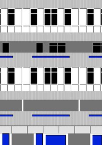 Brutalista blokk, 2018 (digitális)