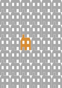 Grey Paper House_Large, 2020 (digitális)
