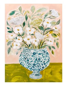 11x14-es „Blushing Blooms” alkotó: Sarah Fitzgerald